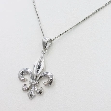 Pendentif Fleur De Lys Argent 9 Pendentif Fleur De Lys Argent – Image 7