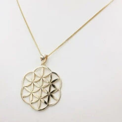 Pendentif Fleur De Vie En Or 21 Pendentif Fleur De Vie En Or -Vivalatina Boutiqe Pendentif fleur de vie or jaune 7