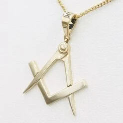 Pendentif Franc-maçon En Or 16 Pendentif Franc-maçon En Or -Vivalatina Boutiqe Pendentif franc macon equerre or 2