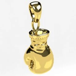 Pendentif Gant De Boxe En Or