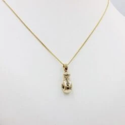 Pendentif Gant De Boxe En Or -Vivalatina Boutiqe Pendentif gant boxe or 8