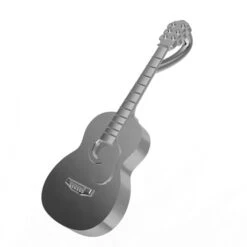 Pendentif Guitare En Argent 10 Pendentif Guitare En Argent -Vivalatina Boutiqe Pendentif guitare seche argent 1
