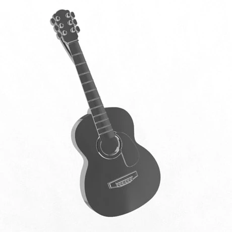 Pendentif Guitare En Argent 7 Pendentif Guitare En Argent – Image 5