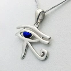 Pendentif Oeil D'Horus -Vivalatina Boutiqe Pendentif horus or blanc 2