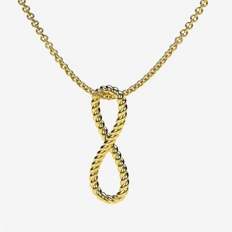 Pendentif Infini En Or 7 Pendentif Infini En Or – Image 5