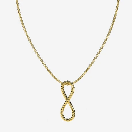 Pendentif Infini En Or 8 Pendentif Infini En Or – Image 6