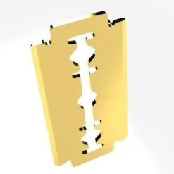 Pendentif Lame De Rasoir En Or