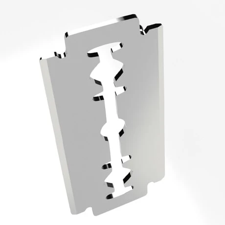 Pendentif Lame De Rasoir En Or 6 Pendentif Lame De Rasoir En Or – Image 4