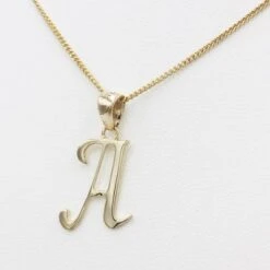 Pendentif Lettre Initiale En Or 18 Carats 16 Pendentif Lettre Initiale En Or 18 Carats -Vivalatina Boutiqe Pendentif lettre initiale or 1