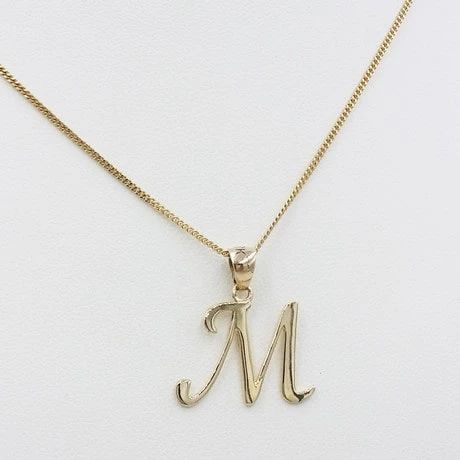 Pendentif Lettre Initiale En Or 18 Carats 7 Pendentif Lettre Initiale En Or 18 Carats – Image 6