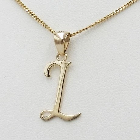 Pendentif Lettre Initiale En Or 18 Carats 9 Pendentif Lettre Initiale En Or 18 Carats – Image 8