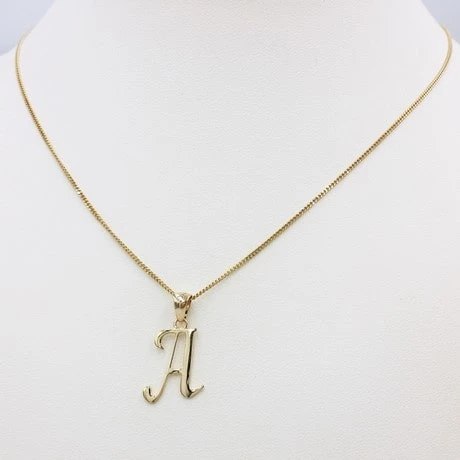 Pendentif Lettre Initiale En Or 18 Carats 11 Pendentif Lettre Initiale En Or 18 Carats – Image 10