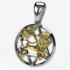 Pendentif Lion De Juda -Vivalatina Boutiqe Pendentif lion juda 3