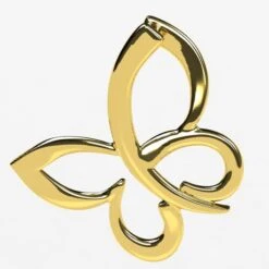 Pendentif Papillon En Or 18 Carats -Vivalatina Boutiqe Pendentif papillon or 6