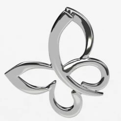 Pendentif Papillon En Or 18 Carats