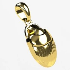 Pendentif Scarabée Égyptien En Or 12 Pendentif Scarabée Égyptien En Or -Vivalatina Boutiqe Pendentif scarabe egyptien or 4
