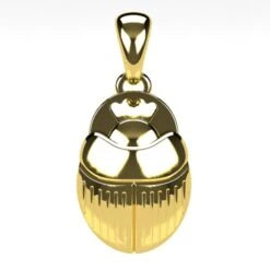 Pendentif Scarabée Égyptien En Or 13 Pendentif Scarabée Égyptien En Or -Vivalatina Boutiqe Pendentif scarabe egyptien or 5