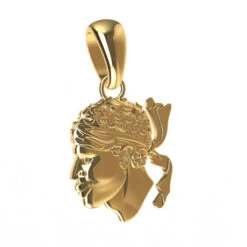 Pendentif Tête De Maure -Vivalatina Boutiqe Pendentif tete de maure corse 4