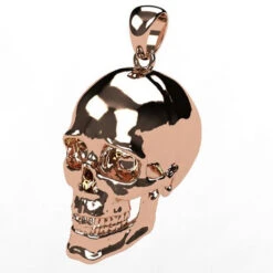Pendentif Tête De Mort En Or -Vivalatina Boutiqe Pendentif tete de mort or 14