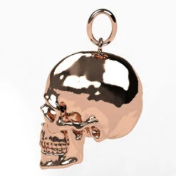 Pendentif Tête De Mort En Or -Vivalatina Boutiqe Pendentif tete de mort or 15