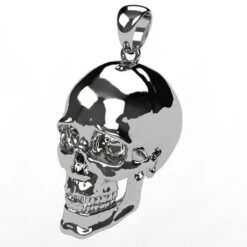 Pendentif Tête De Mort En Or -Vivalatina Boutiqe Pendentif tete de mort or 2