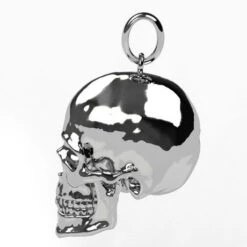 Pendentif Tête De Mort En Or -Vivalatina Boutiqe Pendentif tete de mort or 3