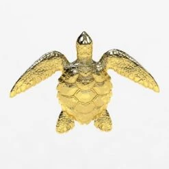 Pendentif Tortue En Or