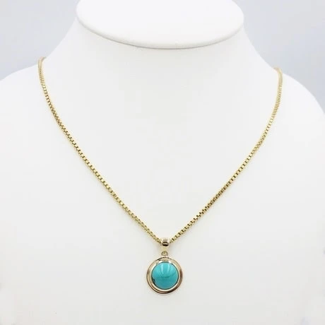 Pendentif Turquoise Pour Femme 5 Pendentif Turquoise Pour Femme – Image 3