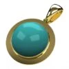 Pendentif Turquoise Pour Femme -Vivalatina Boutiqe Pendentif turquoise veritable or 11