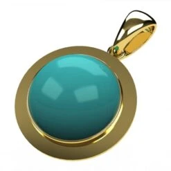 Pendentif Turquoise Pour Femme