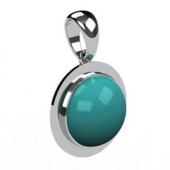 Pendentif Turquoise Pour Femme 16 Pendentif Turquoise Pour Femme -Vivalatina Boutiqe Pendentif turquoise veritable or 5