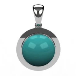 Pendentif Turquoise Pour Femme 19 Pendentif Turquoise Pour Femme -Vivalatina Boutiqe Pendentif turquoise veritable or 8