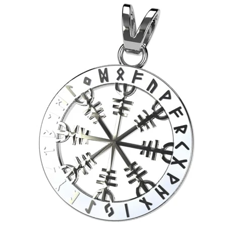 Pendentif Viking Vegvisir En Or 8 Pendentif Viking Vegvisir En Or – Image 6