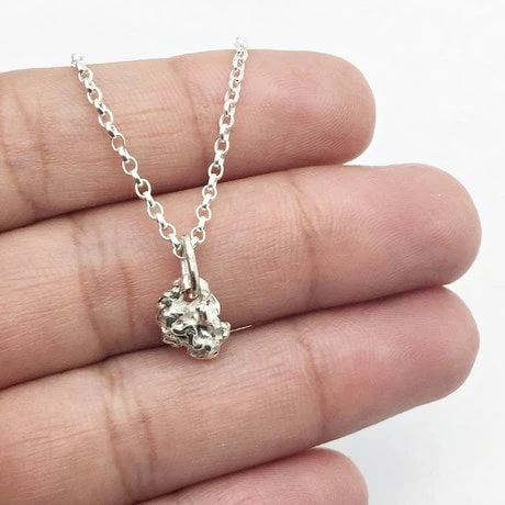 Pendentif Pépite D'Argent 6 Pendentif Pépite D'Argent – Image 4