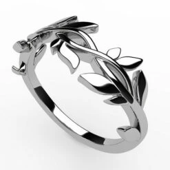 Alliance Feuille De Laurier -Vivalatina Boutiqe alliance feuille laurier or 1