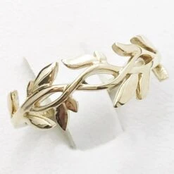 Alliance Feuille De Laurier -Vivalatina Boutiqe alliance laurier mariage or 5