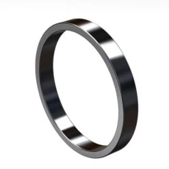 Alliance Ruban En Or Noir