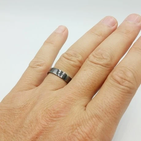 Alliance Ruban En Or Noir 4 Alliance Ruban En Or Noir – Image 2