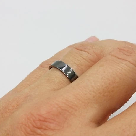 Alliance Ruban En Or Noir 7 Alliance Ruban En Or Noir – Image 5