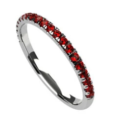 Alliance Rubis Fine En Or Pour Femme 13 Alliance Rubis Fine En Or Pour Femme -Vivalatina Boutiqe alliancerubisorblanc18carats