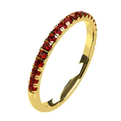 Alliance Rubis Fine En Or Pour Femme 14 Alliance Rubis Fine En Or Pour Femme -Vivalatina Boutiqe alliancerubisorjaune18carats2