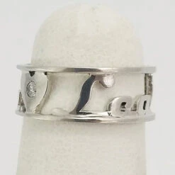 Bague 2 Ou 3 Prénoms Personnalisables En Or Et Diamants -Vivalatina Boutiqe bague 2 prenoms or blanc 18 carats 3
