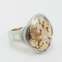 Bague Aigle -Vivalatina Boutiqe bague aigle en or 4