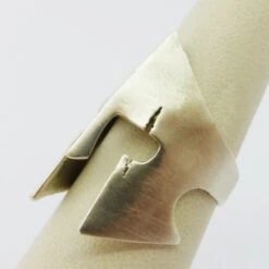 Bague Spartiate -Vivalatina Boutiqe bague casque spartiage argent 2 Copy