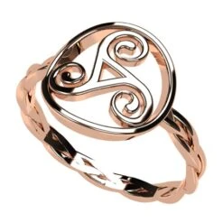 Bague Celtique Triskel 20 Bague Celtique Triskel -Vivalatina Boutiqe bague celtique triskel or 15