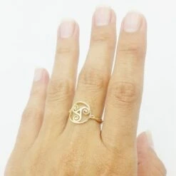 Bague Celtique Triskel 22 Bague Celtique Triskel -Vivalatina Boutiqe bague celtique triskel or 18