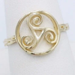 Bague Celtique Triskel 23 Bague Celtique Triskel -Vivalatina Boutiqe bague celtique triskel or 20