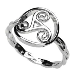 Bague Celtique Triskel 15 Bague Celtique Triskel -Vivalatina Boutiqe bague celtique triskel or 5