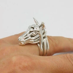 Bague Cheval En Argent 23 Bague Cheval En Argent -Vivalatina Boutiqe bague cheval argent 5 Copy