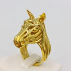 Bague Cheval En Argent 28 Bague Cheval En Argent -Vivalatina Boutiqe bague cheval plaque or 3 Copy